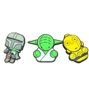 Star Wars Silicone Shoe or Bracelet Charms  Set of 3 Charms + 1 Bracelet